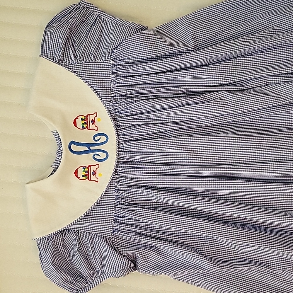 Embroidered gumball dress